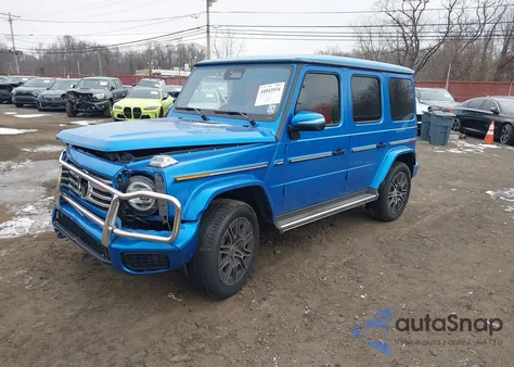 2025 Mercedes-Benz G 550 4Matic из США, поврежденный, VIN W1NWH1AB2SX018432